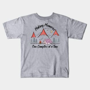 Camp Sites Are Where Memories Are Made Kids T-Shirt